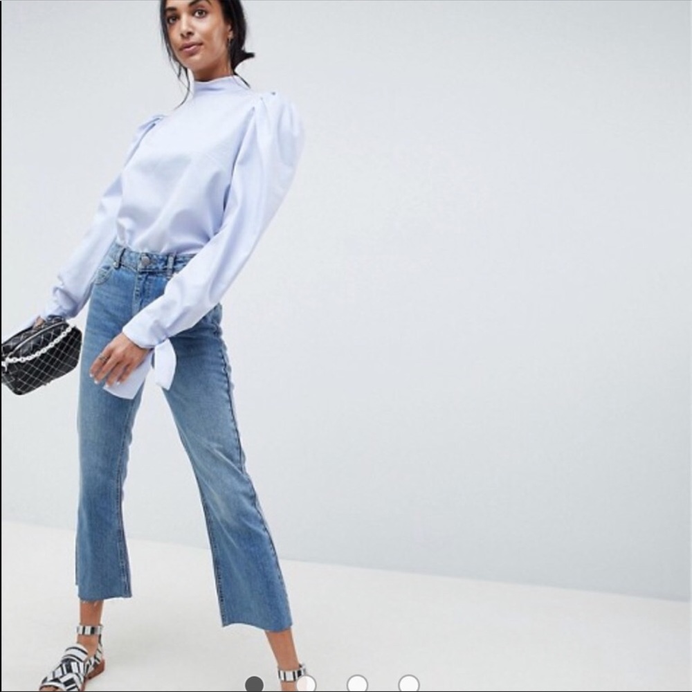 ASOS Crop High Waster Jeans